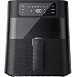 KUPPET Air Fryer 5.8 QT, 1700W Stainless Steel Electric Hot Air Fryers Oven, Oilless Cooker for Roasting/Baking/Grilling, 7 Cooking Presets, Nonstick Basket