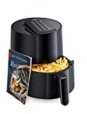 Air Fryer, 4 QT Small Air Fryers with 100 Recipes Cookbook, 1400W Oil-free Countertop Cooker, One Touch Setting with 11 Cooking Functions