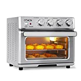 OTWEN Air Fryer Toaster Oven, 7-In-1 24QT Stainless Toaster Oven Air Fryer Combo, 1700W Countertop Convection Oven for Bake, Broil, Toast, Air Fry, ETL Certified