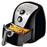 Secura Air Fryer XL 5.3 Quart 1700-Watt Electric Hot Air Fryers Oven Oil Free Nonstick Cooker w/Recipes for Frying, Roasting, Grilling, Baking (Silver)