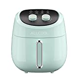 ALLCOOL Air Fryer 4.5 QT Fit for 2-4 People Easy to Use with 8 Cooking References Auto Shutoff Blue Air Fryer