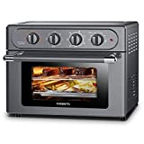 WEESTA Air Fryer Toaster Oven Combo, 7-in-1 Convection Oven Countertop, 24QT Large Air Fryer with Accessories & E-Recipes, UL Certified, Dark Gray, 02 - Air Fryer Oven Dark Gray 24 QT