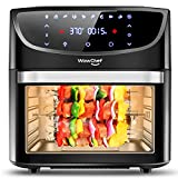 Air Fryer Oven Large 20 Quart, 10-in-1 Digital Rotisserie Dehydrator Fryers Combo with Racks, XL Capacity Countertop Airfryer Toaster for Family, 8 Accessories with Cookbook, ETL Certified 1800W