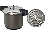 Granite Ware F0732-2 Pressure Canner and Cooker/Steamer, 12-Quart, Black by Granite Ware