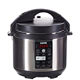 Zavor LUX Multi-Cooker, 4 Quart Electric Pressure Cooker, Slow Cooker, Rice Cooker, Yogurt Maker and more - Stainless Steel (ZSELX01)