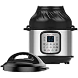 Instant Pot Duo Crisp XL 8Qt 11-in-1 Air Fryer & Electric Pressure Cooker Combo with Multicooker Lid that Air Fries, Roasts, Steams, Slow Cooks, Sautés, Dehydrates & More, Free App With 1300 Recipes