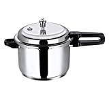 Vinod Pressure Cooker Stainless Steel – Outer Lid - 7 Liter – Induction Base Cooker – Indian Pressure Cooker – Sandwich Bottom – Best Used For Indian Cooking, Soups, and Rice Recipes, Quinoa