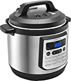 Insignia- 8-Quart Multi-Function Pressure Cooker - Stainless Steel