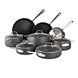 All-Clad E785SB64 HA1 Hard Anodized Nonstick Cookware Set, Pots and Pans Set, 13 Piece, Black