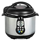 Bene Casa BC-82879 6 Lt. Electric Pressure Cooker, Stainless Steel, Silver (Renewed)