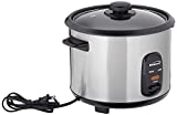 Brentwood Rice Cooker, 10-Cup, Stainless Steel