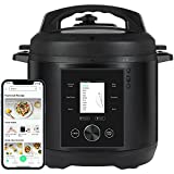 CHEF iQ Smart Pressure Cooker 10 Cooking Functions & 18 Features, Built-in Scale, 1000+ Presets & Times & Temps w/App for 600+ Foolproof Guided Recipes, Rice & Slow Electric MultiCooker, 6 Qt