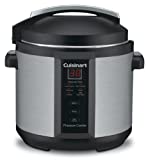 Cuisinart CPC-600AMZ 1000-Watt 6-Quart Electric Pressure Cooker, Brushed Stainless and Matte Black