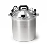 All American 25qt Pressure Cooker/Canner - Exclusive Metal-to-Metal Sealing System - Easy to Open & Close - Suitable for Gas, Electric, or Flat Top Stoves - Made in the USA