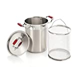 ExcelSteel Stainless Steel Vegetable Cooker, 4-1/4 Quantity, Pot