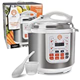 MasterChef 13-in-1 Pressure Cooker- 6 QT Electric Digital Instant MultiPot w 13 Programmable Functions- High and Low Pressure Cooking Options, LED Display, Delay Timer and Non-stick Pot
