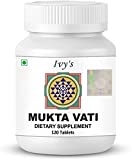 Ivy's Mukta Vati 120 Tablets per Bottle | Blood Pressure Support Supplement | Blood Pressure Support | Hypertension Supplement | Blood Circulation Supplement