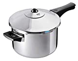 Kuhn Rikon Duromatic Stainless-Steel Saucepan Pressure Cooker - 3.7-Qt