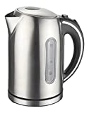 MegaChef Stainless Steel Light Up Wired Tea Kettle, 1.7L, Model 11