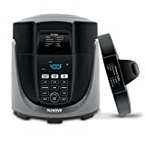 NUWAVE Duet Pressure Air Fryer, Combo Cook Technology, Removable Pressure and Air Fry Lids, 6QT Stainless Steel Pot, Stainless Steel Reversible Rack & 4 Quart Non-Stick Air Fryer Basket; Built-in Sure-Lock Safety Technology, Steam, Sear, Saute, Slow Cook, Roast, Grill, Bake, Dehydrate, Pressure Cook & Air Fry