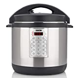 Zavor Select 6 Quart Electric Pressure Cooker and Rice Cooker with Non-stick Inner Cooking Pot and Brushed Stainless Steel Finish (ZSESE01)