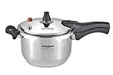 VITASUNHOW Stainless Steel Pressure Cooker, with Steamer Basket, Faster Cooking and Safety Pressure Release (5-Liter)