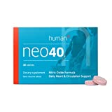 HumanN Neo40 Daily Heart & Blood Circulation Supplements to Boost Nitric Oxide - Supports Blood Pressure - Includes 30 Dissolvable Tablets - Tasty Fruity Flavor