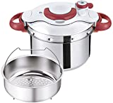 T-FAL Pressure Cooker ClipsoMinut Easy 6.0L (Ruby Red) P4620769【Japan Domestic Genuine Products】 【Ships from Japan】