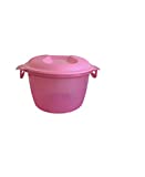 MICROWAVE Rice Maker Cooker Steamer, Baby Pink