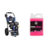 Westinghouse WPX2700 Gas Powered Pressure Washer 2700 PSI and 2.3 GPM, Soap Tank and Four Nozzle Set, CARB Compliant & Chemical Guys CWS_402 Mr. Pink Super Suds Car Wash Soap and Shampoo (1 Gal)