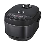 Crux 20 Cup Induction Rice Cooker, Multi-Cooker, Food Steamer, Slow Cooker, Stewpot, Easy One-Pot Healthy Meals, Dishwasher Safe Non-Stick Bowl, Black, one size