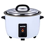 Wantjoin Rice cooker Stainless Rice Cooker & Warmer Commercial Rice cooker for party and family(8L capacity for Max 3.6L rice,33 CUPS)