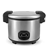Aroma Housewares 60-Cup (Cooked) (30-Cup UNCOOKED) Commercial Rice Cooker, Stainless Steel Exterior (ARC-1130S)