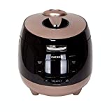 Cuckoo CRP-M1077S 10 Cup Heating Plate Electric Pressure Rice Cooker, 11 Menu Options, Made in Korea, Stainless Steel Inner Pot, Black/Gold