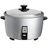 Panasonic Commercial Rice Cooker, Large Capacity 46-Cup (Cooked), 23-Cup (Uncooked) with One-Touch Operation and 8-Hour Keep Warm - SR-42HZP - Silver
