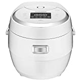 CUCKOO CR-1020F | 10-Cup (Uncooked) Micom Rice Cooker | 16 Menu Options: White Rice, Brown Rice & More, Nonstick Inner Pot, Designed in Korea | White