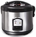 Maxi-Matic Rice Cooker, 10-Cup, Black