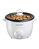 Hamilton Beach Rice Cooker & Food Steamer 20 Cups Cooked (10 Uncooked), White (37532N)