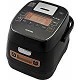 IRIS OHYAMA IH Jar Rice Cooker (3Go) (Measurement Cooking & Calorie Calculation Function) RC-IA31-B (BLACK)【Japan Domestic genuine products】