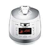 CUCKOO CRP-HS0657FW | 6-Cup (Uncooked) Induction Heating Pressure Rice Cooker | 11 Menu Options, Stainless Steel Inner Pot, Made in Korea | White