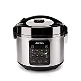 Aroma Professional ARC-1126SBL 12-Cup Smart Carb Rice Cooker, 6 uncooked/12-cooked, Stainless Steel