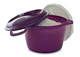 Tupperware Microwave Rice Cooker Purple Large 3L or 12 cup