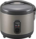 Zojirushi NS-RPC10HM Rice Cooker and Warmer, 5.5-Cup (Uncooked), Metallic Gray