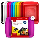 Rapid Ramen Cooker | Microwavable Cookware for Instant Ramen | BPA Free and Dishwasher Safe | Perfect for Dorm, Small Kitchen or Office | Purple