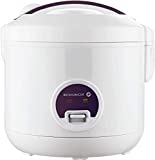 Reishunger Rice Cooker & Steamer with Keep-Warm Function - 8 Cups cooked - Ceramic Coating incl. Steamer Insert - For 1-6 People