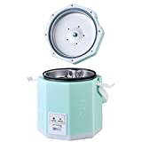 CMCNCBC Mini Rice Cooker, Electric Lunch Box, Travel Rice Cooker Small, Portable Rice Cooker, Removable Non-stick Pot, Keep Warm Function, Suitable For 1-2 People - For Cooking Soup, Rice, Stews, Grains & Oatmeal