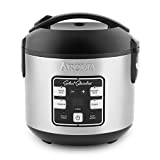 Aroma Housewares Select Stainless Digital Rice & Grain Multicooker, Rice Cooker 4 Cup uncooked, (ARC-914SBDS)