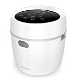 Mishcdea Small Rice Cooker 3 Cups Uncooked, 0.8L Mini Rice Cooker Personal Size for 1-2 People, Portable Rice Cooker Multifunction with Timer Delay & Keep Warm, Smart Touch-Screen, Nonstick Inner Pot, White