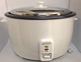 Saachi Automatic 25 Cup Rice Cooker with Keep Warm Feature, White