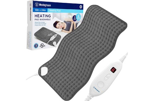 Westinghouse Electric Heating Pad for Back Pain Cramps Relief